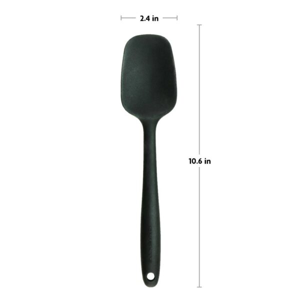 Ovente Premium Silicone BPA-Free, Spatula, Stainless Steel Core 500F Heat-Resistant, Non-Stick, Dishwasher Safe, (SP2001B)