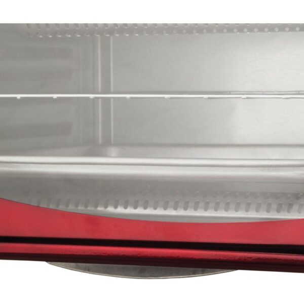 Brentwood 4-Slice Red Toaster Oven