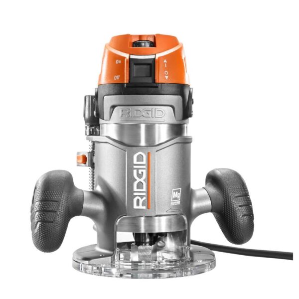 RIDGID 11 Amp 2 HP 1/2 in. Corded Fixed Base Router