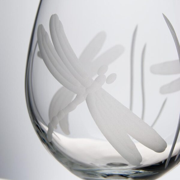 Rolf Glass Dragonfly 18 oz. Balloon Wine Glass (Set of 4)