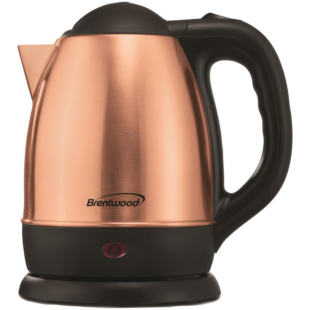 Brentwood 7-Cup Cordless Clear Electric Kettle with Removable