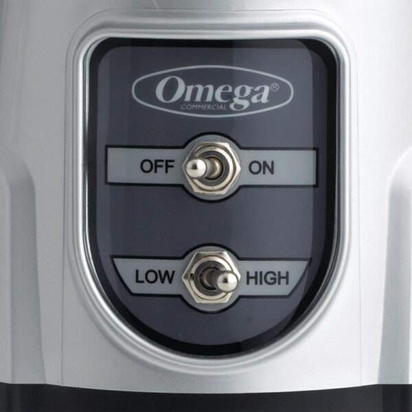 Omega 1 HP High/Low 48 oz. 2-Speed Silver Blender