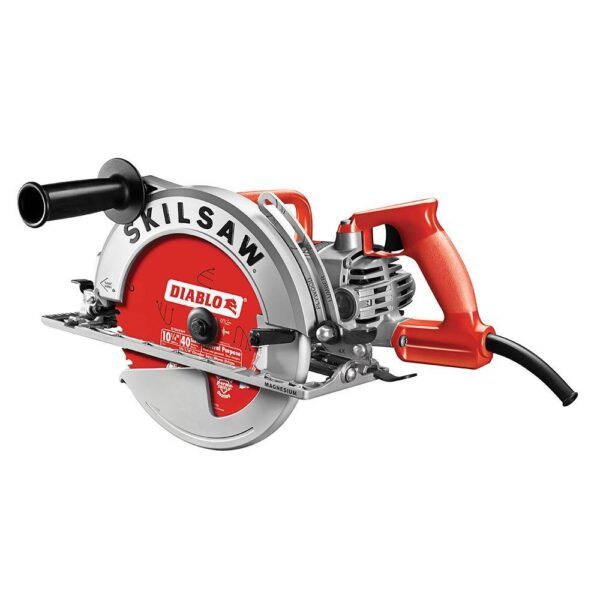 SKILSAW 15 Amp Corded Electric 10-1/4 in. Magnesium SAWSQUATCH Worm Drive Circular Saw with 40-Tooth Diablo Carbide Blade