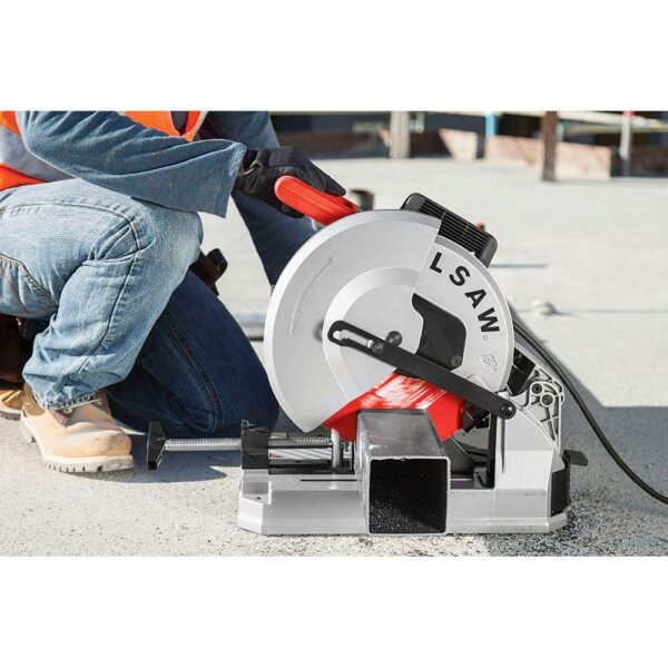 SKILSAW 12 in. 15 Amp Corded Electric Dry Cut Saw for Metal Cutting with Diablo 60-Tooth Cermet-Tipped Carbide Blade