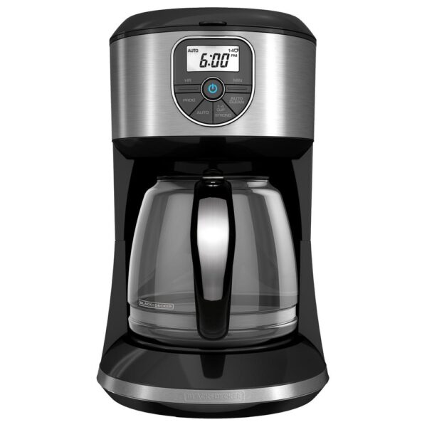 BLACK+DECKER 12-Cup Programmable Coffeemaker in Stainless Steel