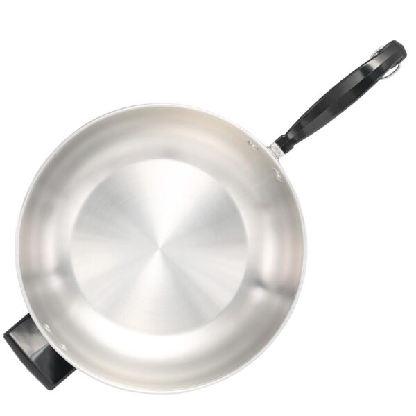 Farberware Classic Series 12 in. Stainless Steel Skillet with Glass Lid