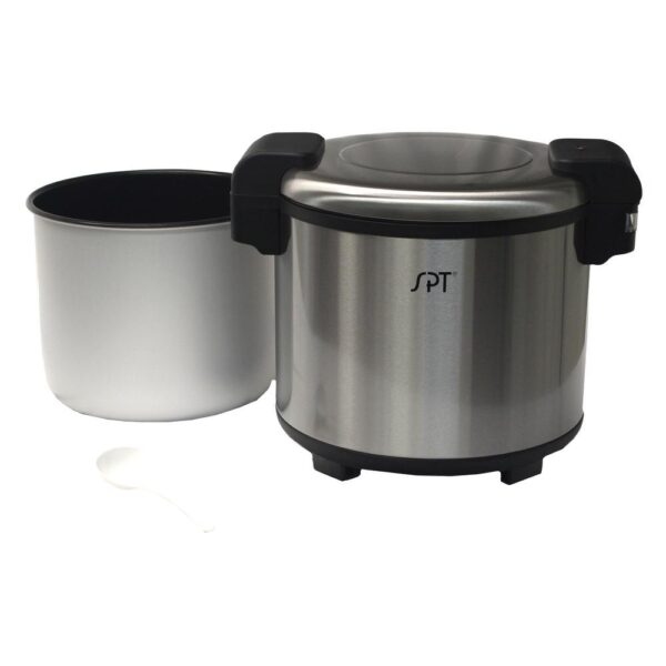 SPT 21.1 Qt. Stainless Steel Heavy Duty Rice Warmer (not a cooker) 160 Cup (cooked rice)