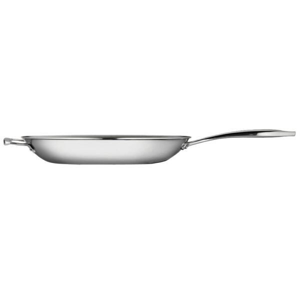 Tramontina Gourmet Tri-Ply Clad 12 in. Stainless Steel Frying Pan with Helper Handle
