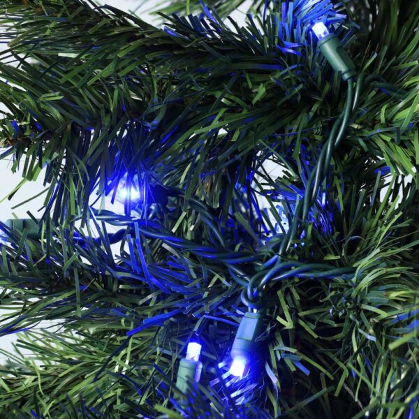 Sunnydaze Decor 22 ft. 5 mm W Angle 70-Count Multi-Seasonal Decor LED String Lights - Blue