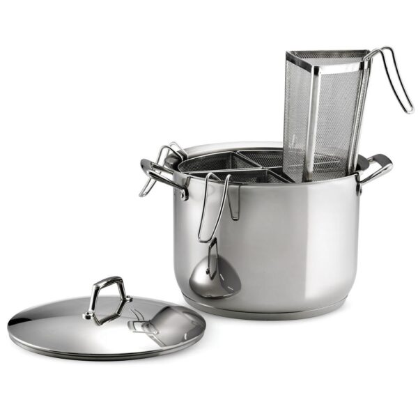 Tramontina Gourmet Prima 16 qt. Stainless Steel Stock Pot with Lid and Pasta Inserts