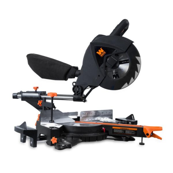 WEN 2-Speed Single Bevel 10 in. Sliding Compound Miter Saw with Smart Power Technology