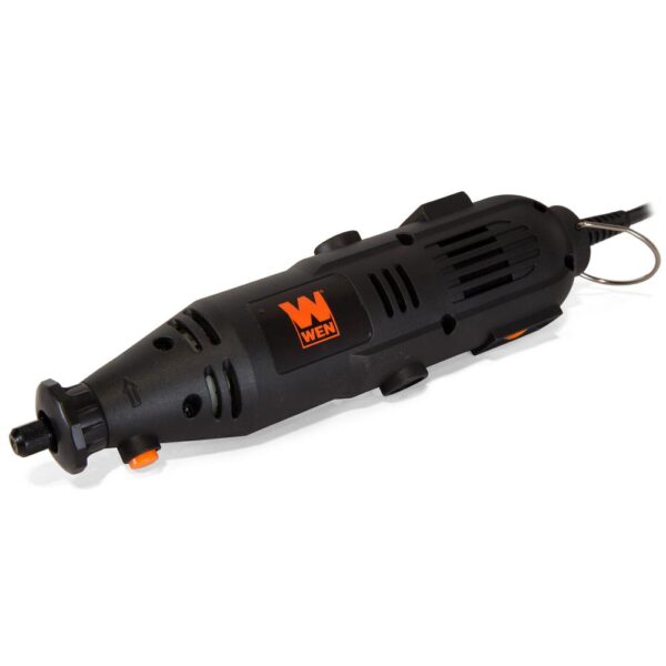WEN 1 Amp Variable Speed Rotary Tool with 100+ Accessories, Carrying Case and Flex Shaft