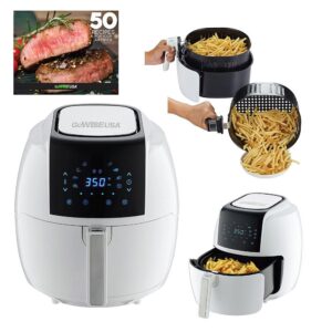 GoWISE USA 5.8-Quarts 8-in-1 Air Fryer XL with 6-Pieces Accessory