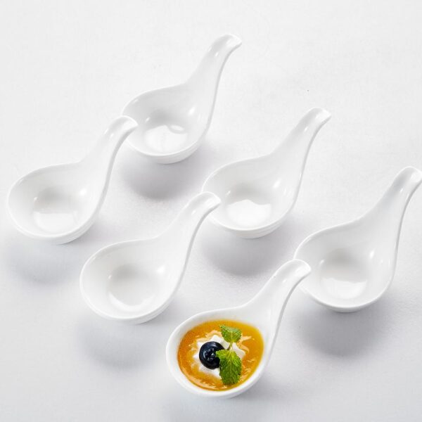 MALACASA 3.75 in. Porcelain White Ramekins Souffle Dishes(Set of 12)