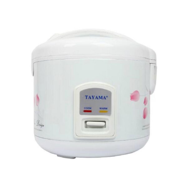 Tayama 8-Cup White Rice Cooker with Air-Tight Lid and Non-Stick Inner Pot