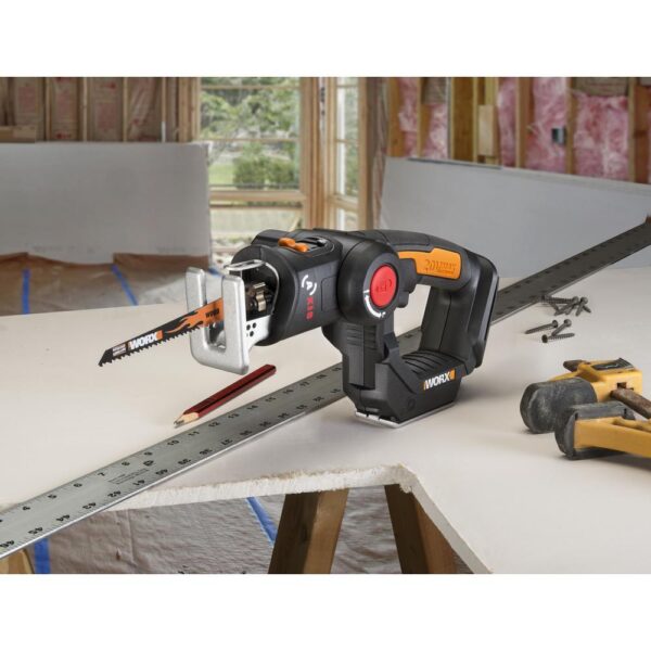 Worx POWER SHARE 20-Volt Axis Cordless Reciprocating and Jig Saw (Tool Only)