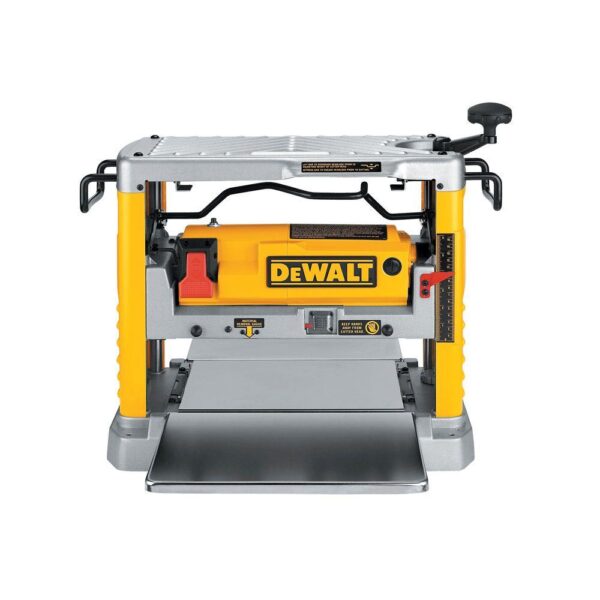 DEWALT 12-1/2 in. Portable Thickness Planer with Three Knife Cutter-Head with 24 in. Tote with Organizer